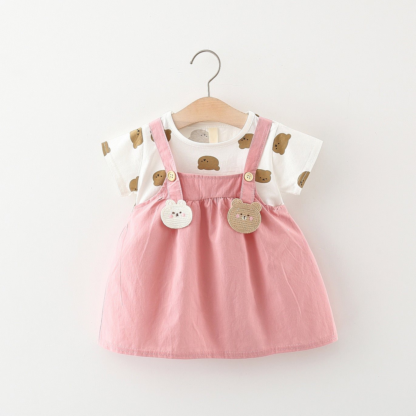 Bunny and Teddy Cotton Dress