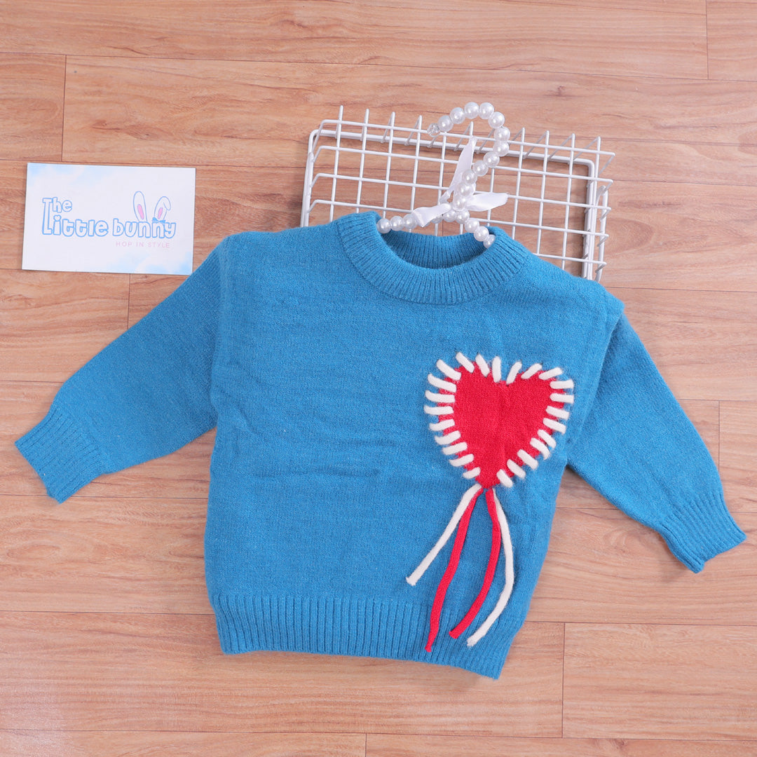 Heart with Draw strings Unisex sweater