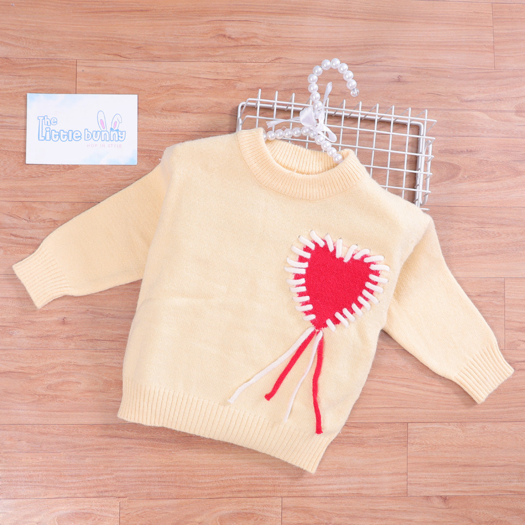 Heart with Draw strings Unisex sweater