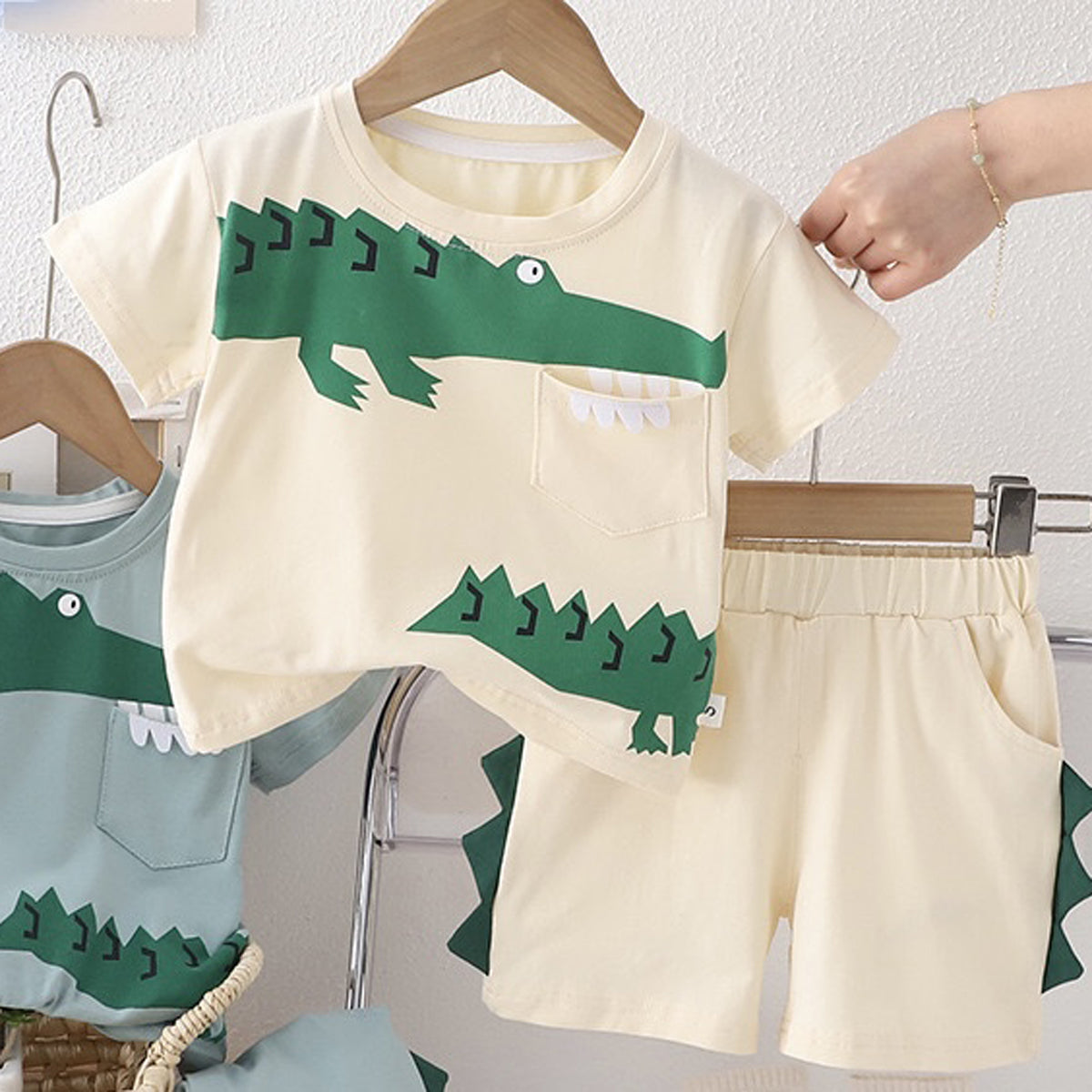 Kids Crocodile Cutie co-ord Set