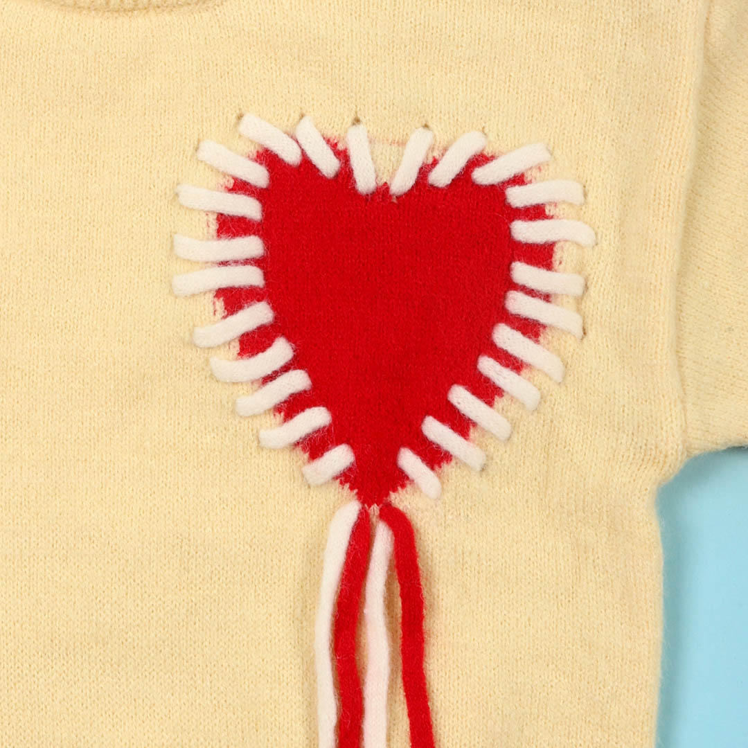 Heart with Draw strings Unisex sweater