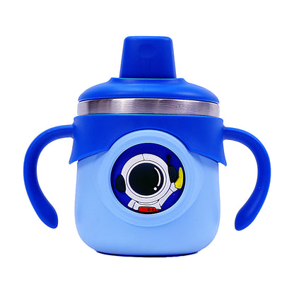 Stainless Steel Training Sipper Cup with Dual Handles for Kids