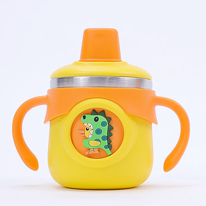 Stainless Steel Training Sipper Cup with Dual Handles for Kids