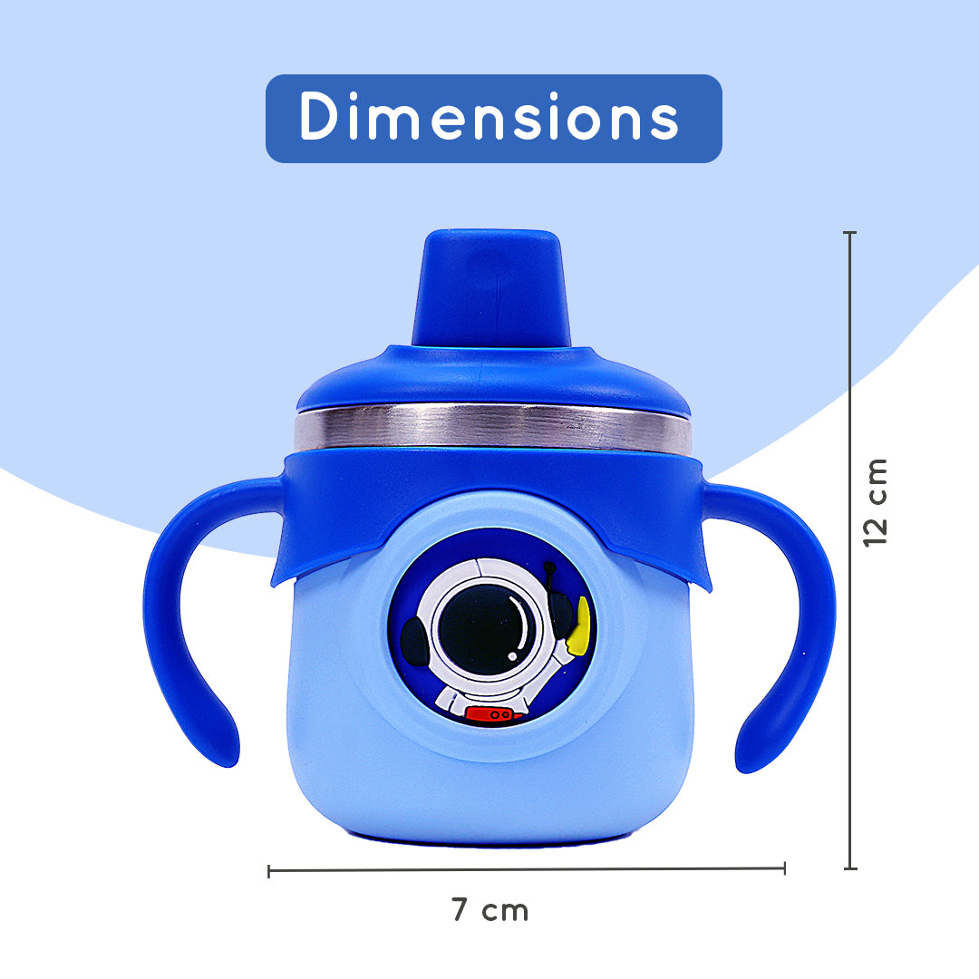 Stainless Steel Training Sipper Cup with Dual Handles for Kids