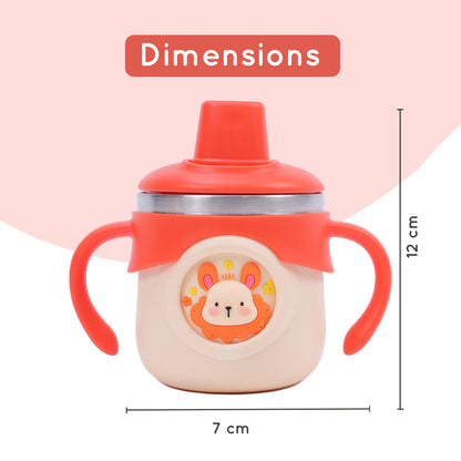 Stainless Steel Training Sipper Cup with Dual Handles for Kids