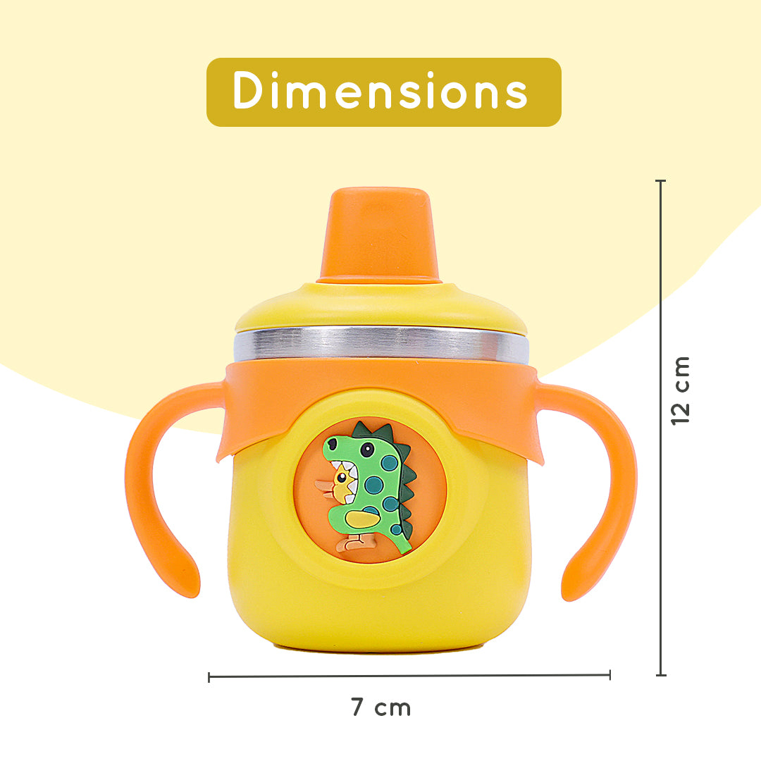 Stainless Steel Training Sipper Cup with Dual Handles for Kids