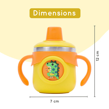 Stainless Steel Training Sipper Cup with Dual Handles for Kids
