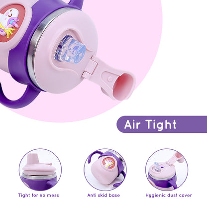 Stainless Steel Training Sipper Cup with Dual Handles for Kids