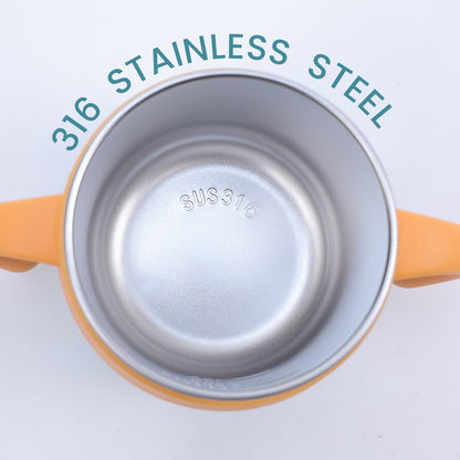 Stainless Steel Training Sipper Cup with Dual Handles for Kids