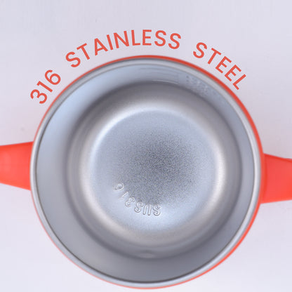 Stainless Steel Training Sipper Cup with Dual Handles for Kids