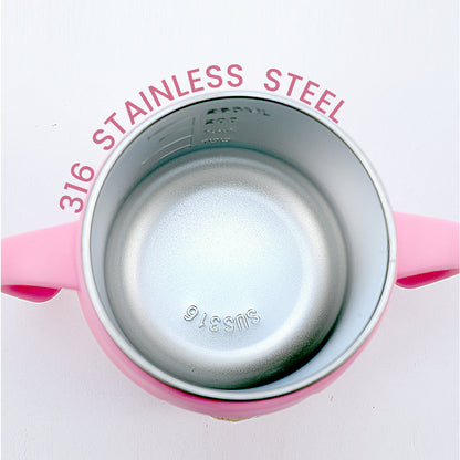 Stainless Steel Training Sipper Cup with Dual Handles for Kids