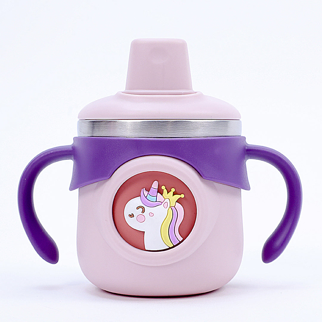 Stainless Steel Training Sipper Cup with Dual Handles for Kids