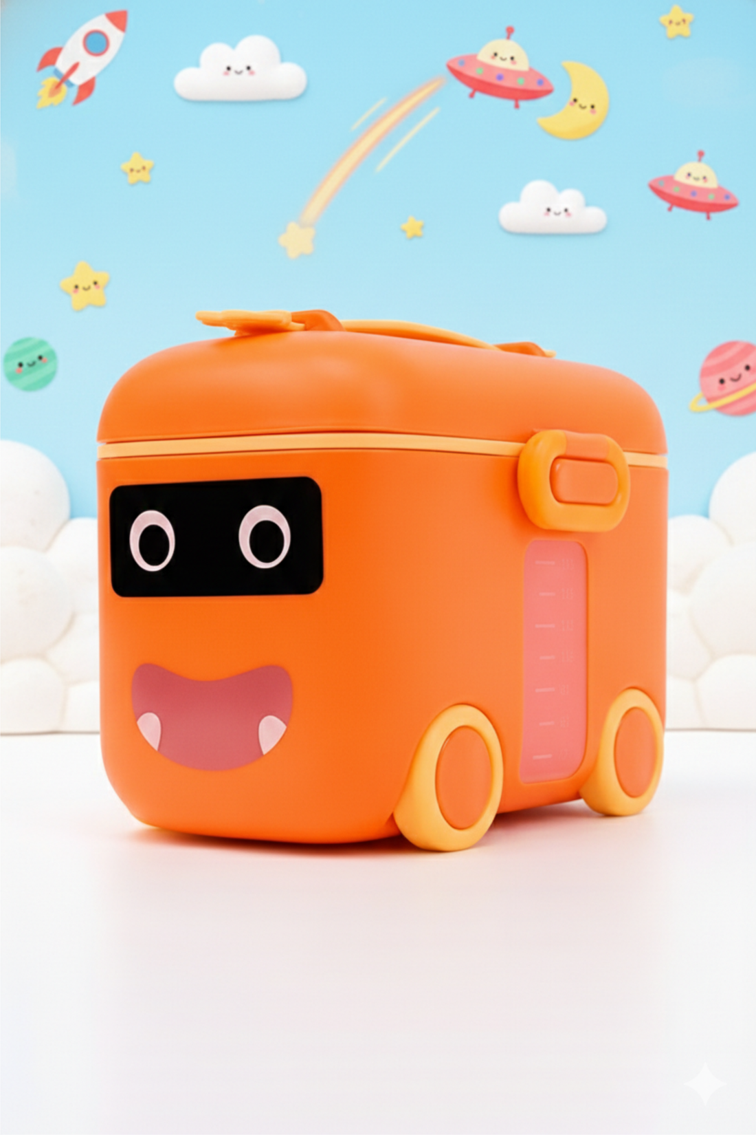 Kids Milk Powder Storage Container with Wheels – Travel Friendly &amp; Airtight