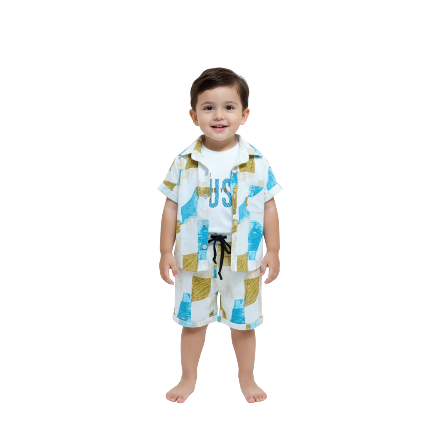Kids Summer Breeze 3-Piece Co-Ord Ensemble