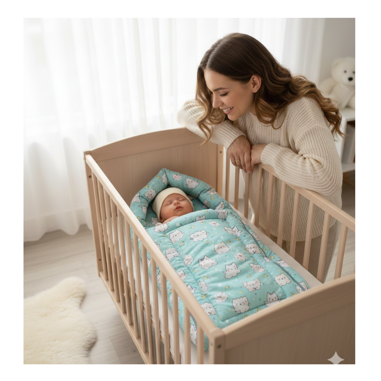 Cozy Velvet Infant Sleeping Bag