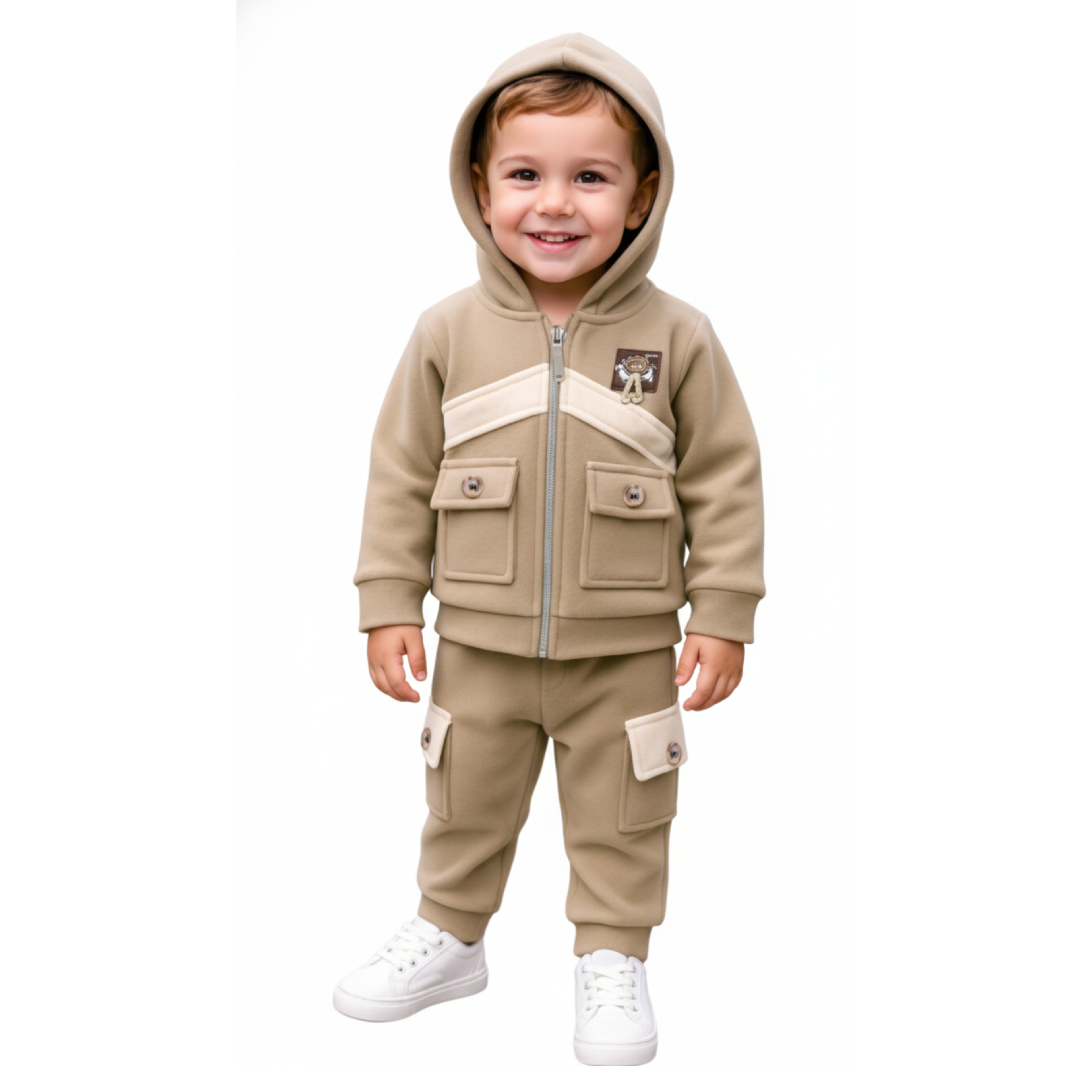 Aoli Bonding Full-Zip Hooded Utility Set