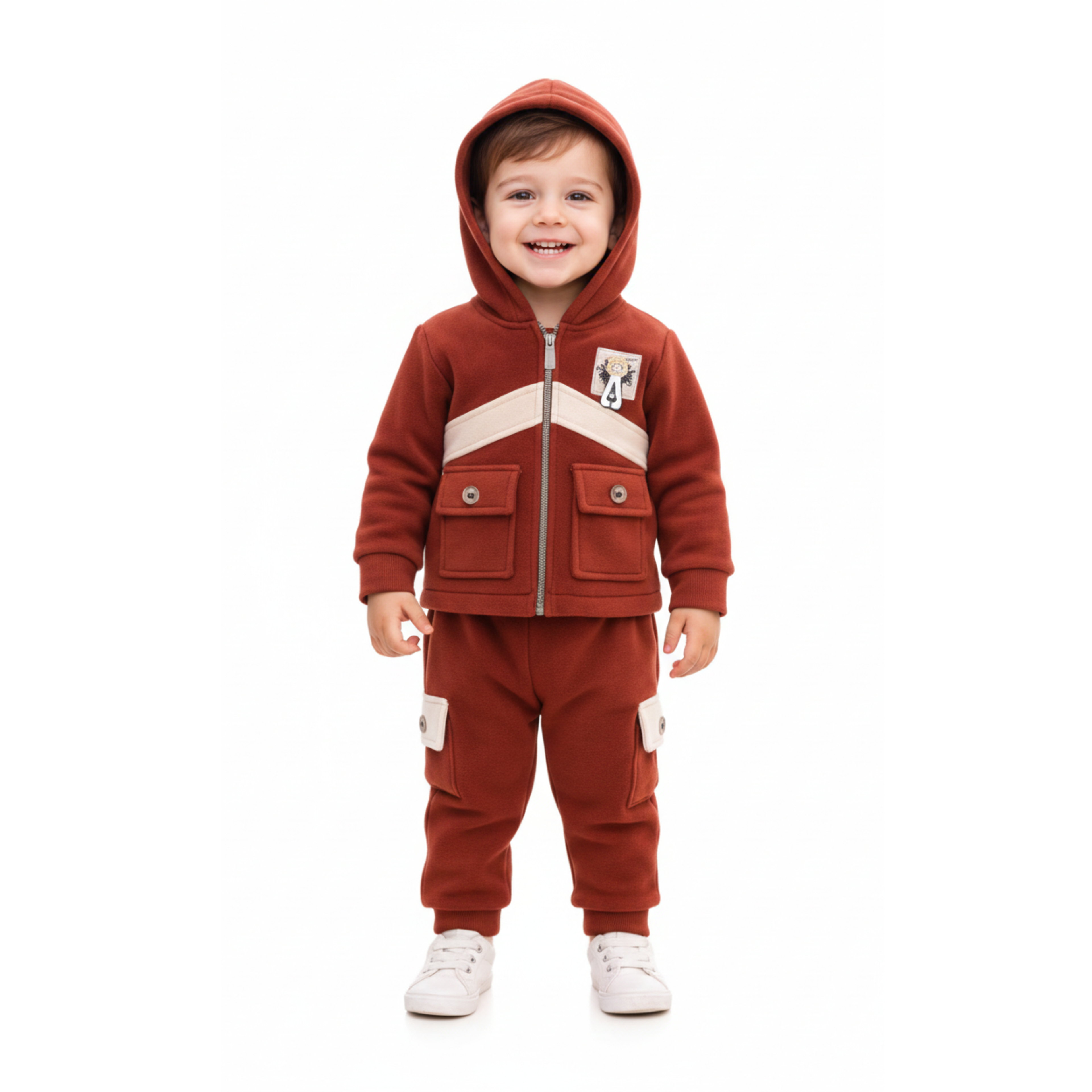 Aoli Bonding Full-Zip Hooded Utility Set