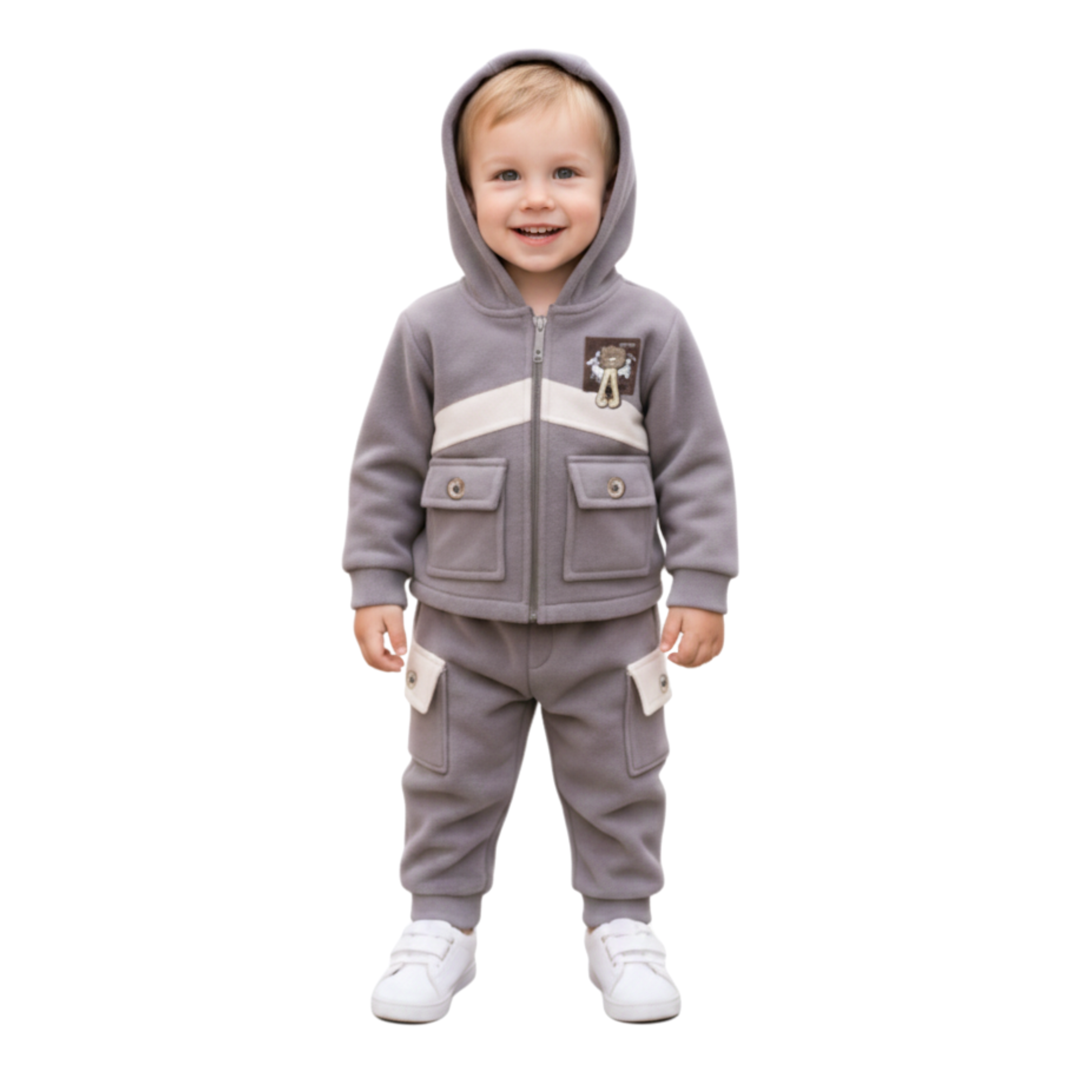 Aoli Bonding Full-Zip Hooded Utility Set