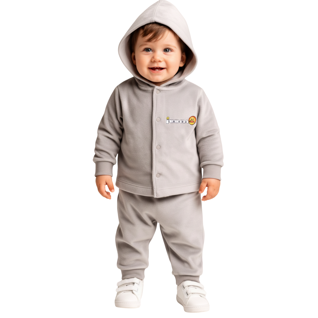 Brushing Hooded Two-Piece Set