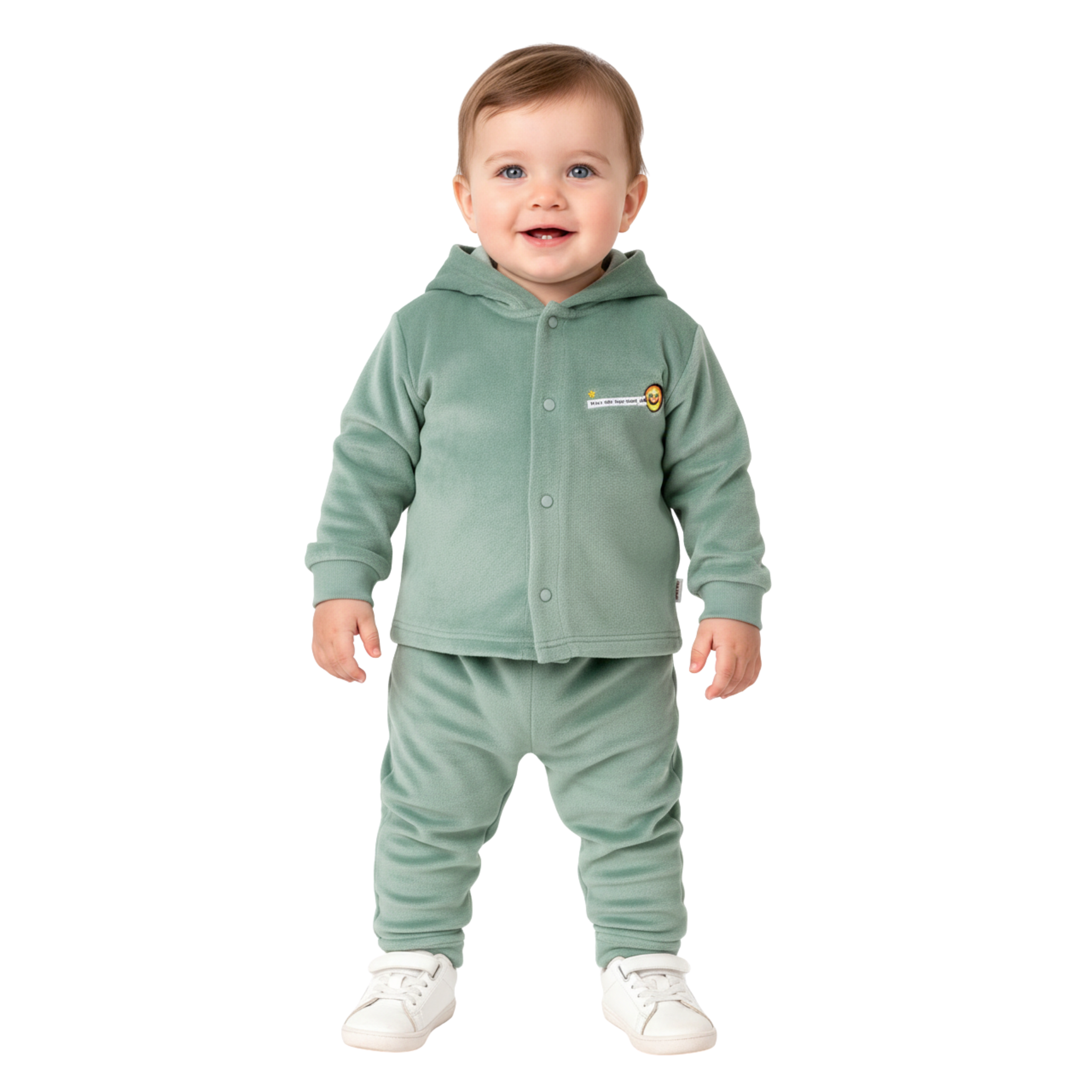 Brushing Hooded Two-Piece Set