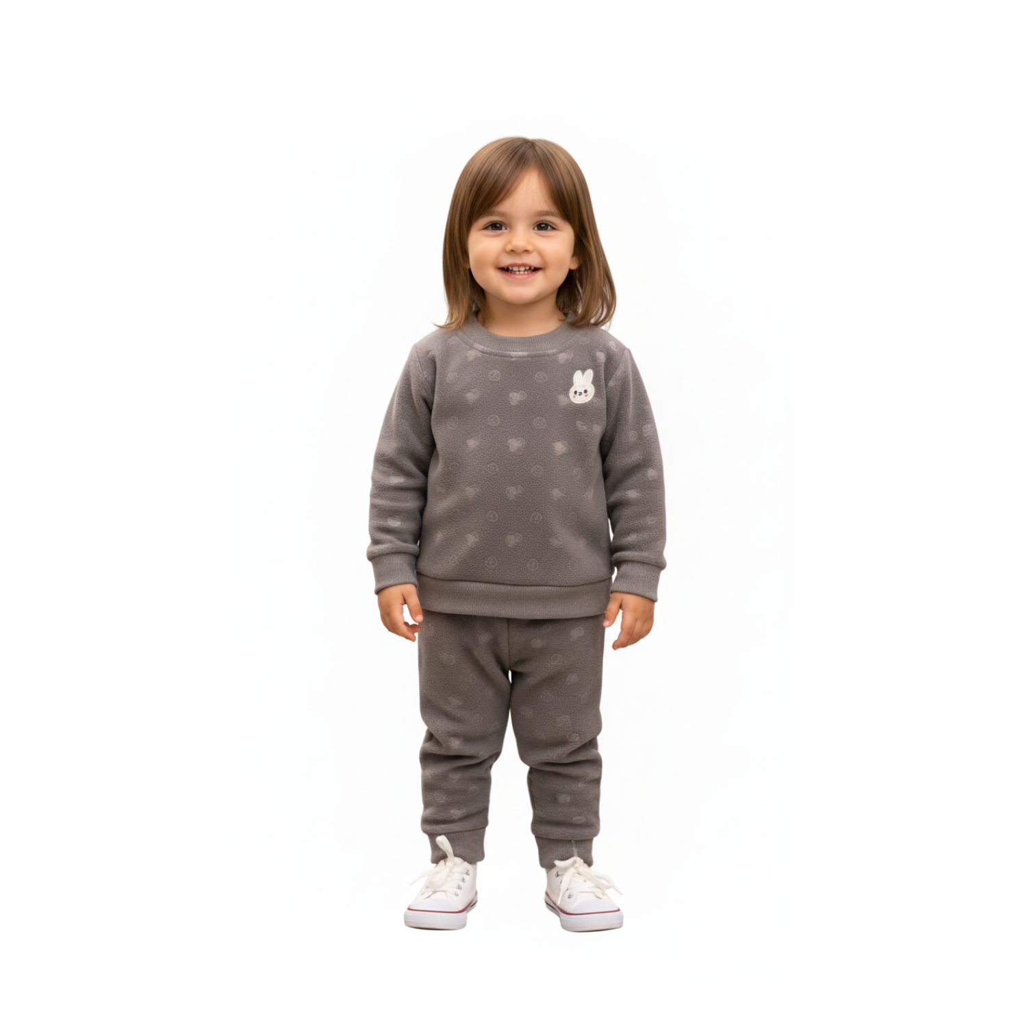 Aoli Embossed Bonding Sweatsuit Set