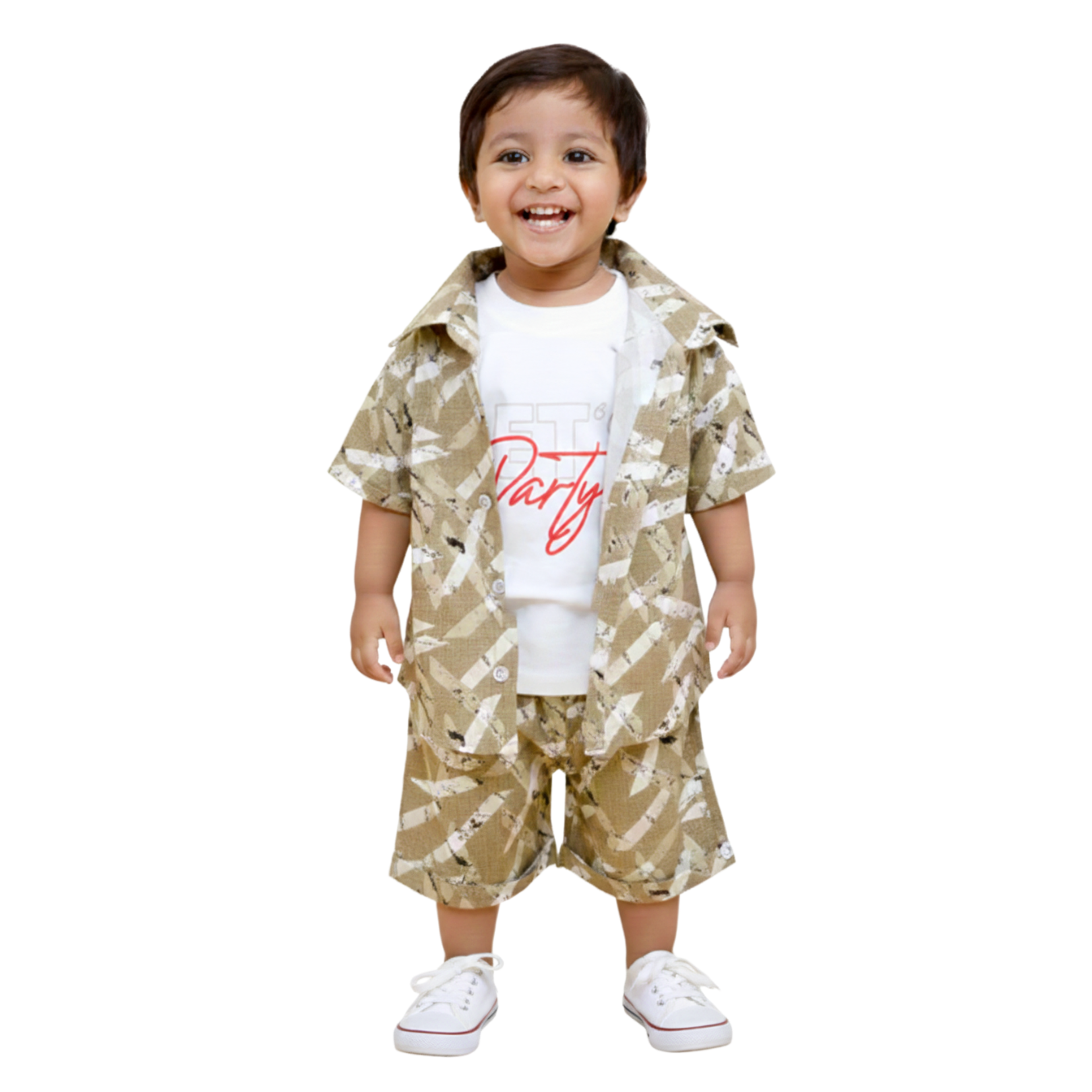 Kids Beach-Ready Casual Co-Ord Outfit