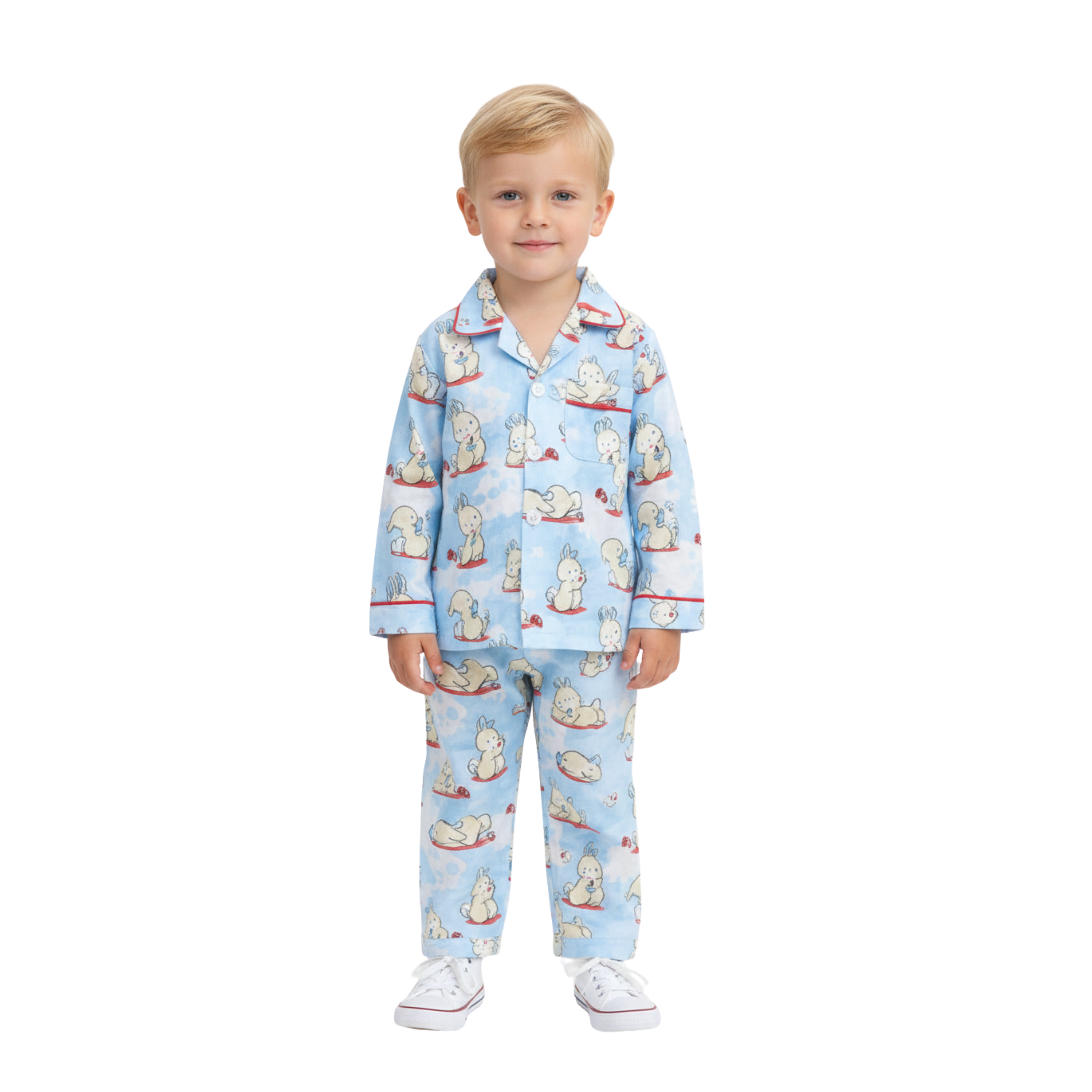 Kids Soft Cotton Nightwear Shirt &amp; Pajama Set