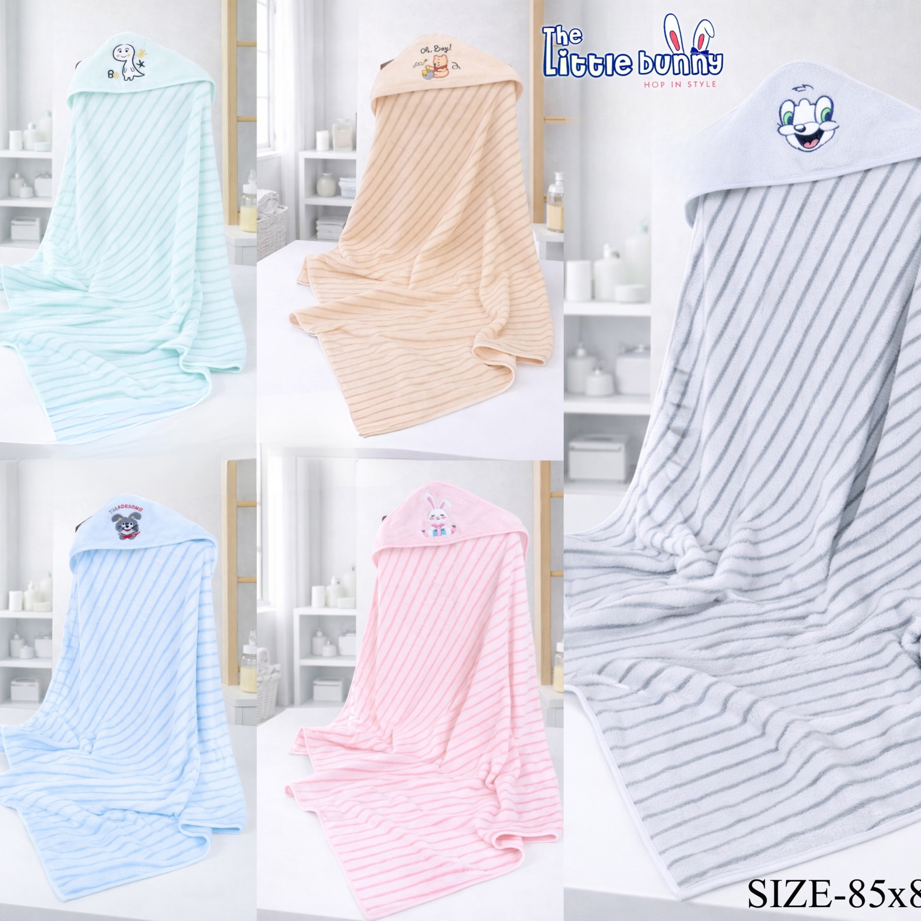 Baby Hooded Bath Towel | Ultra Soft &amp; Absorbent | Gentle on Delicate Skin | Quick-Dry &amp; Cozy Wrap