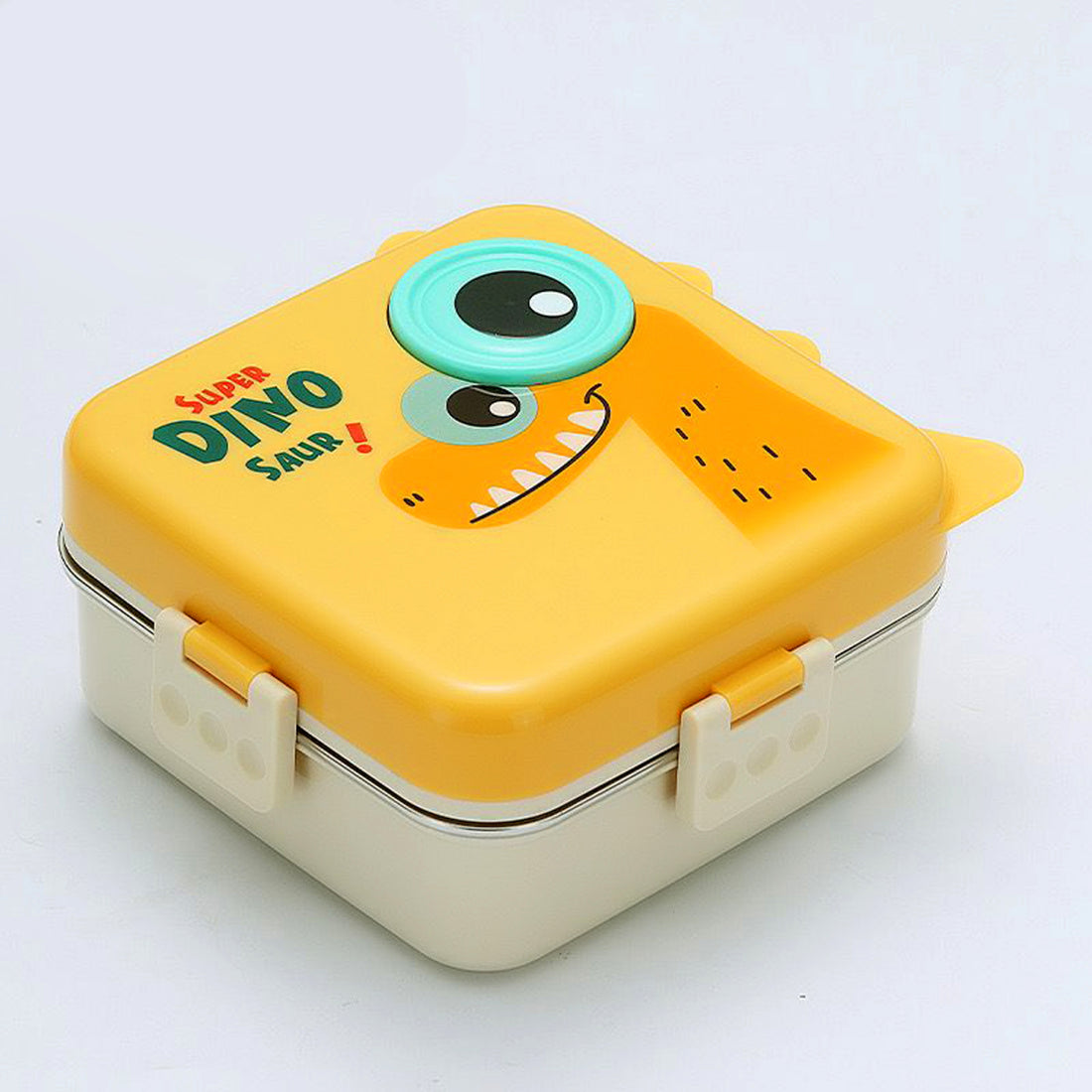 Dino saur Steel Spill Proof Lunch Box For Kids