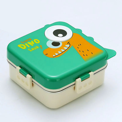 Dino saur Steel Spill Proof Lunch Box For Kids