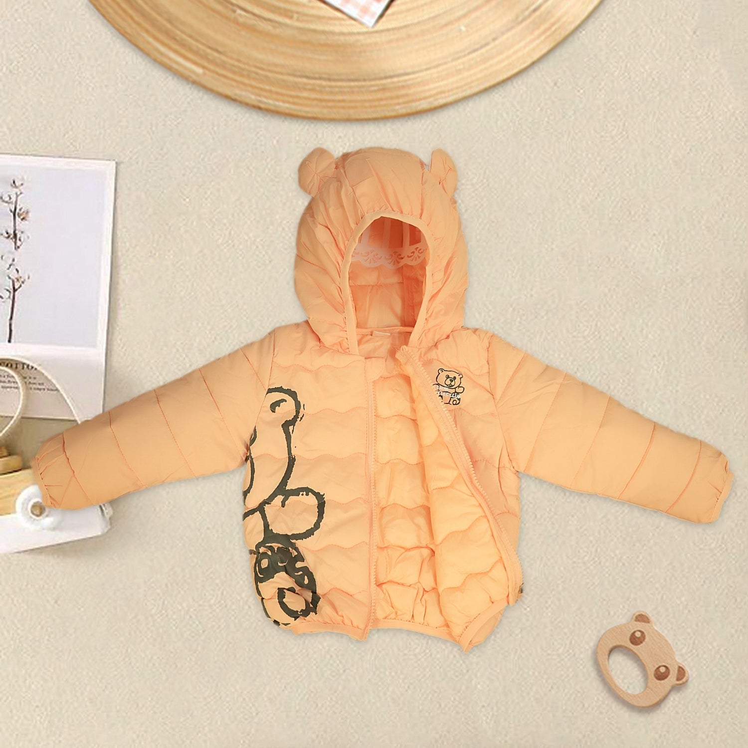 Baby warm Teddy Hooddy jacket