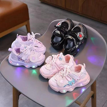 Catty Walky Baby Shoes with Lights - Main Image