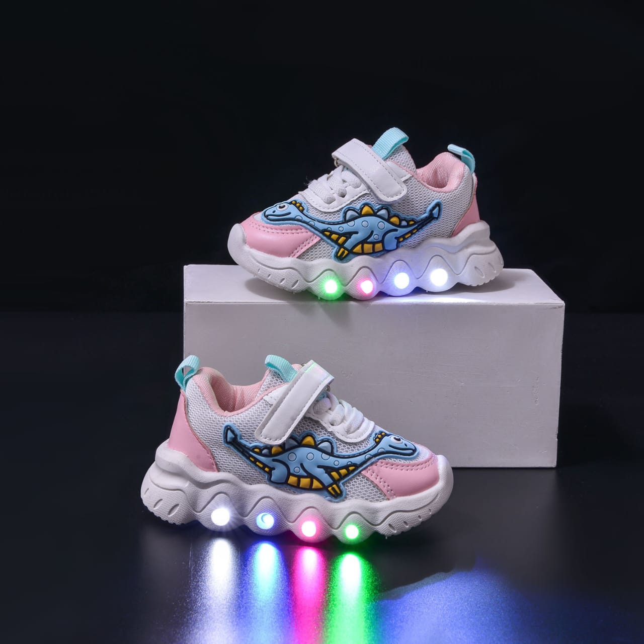 Dino Kids Shoes with Lights