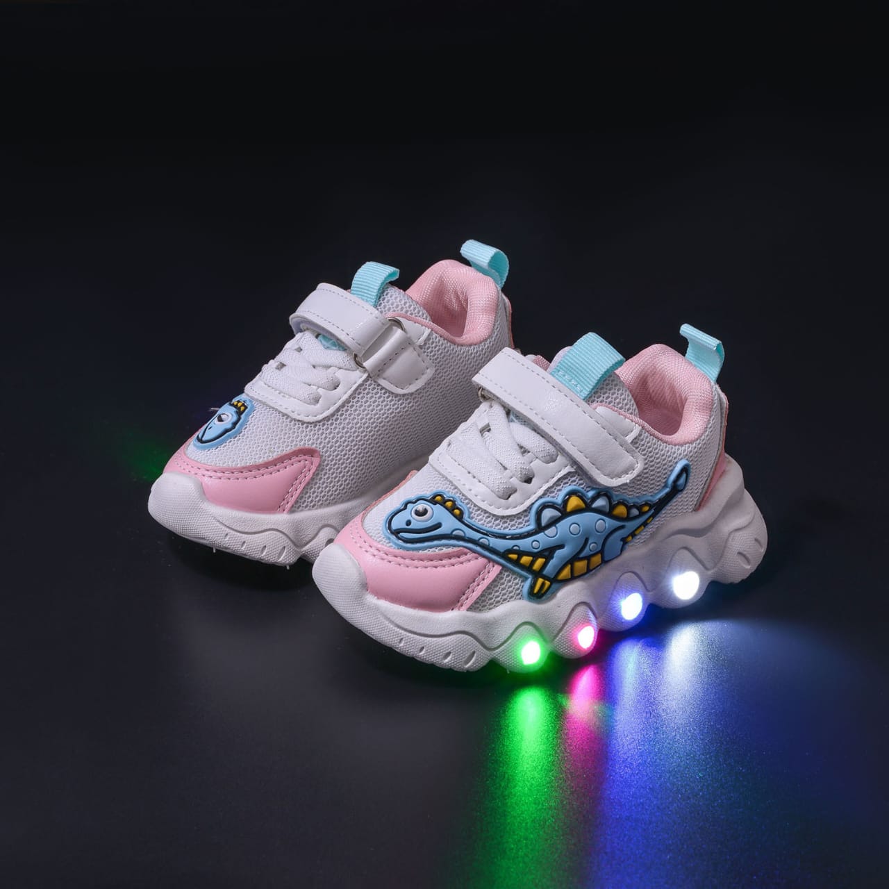 Dino Kids Shoes with Lights – The Little Bunny