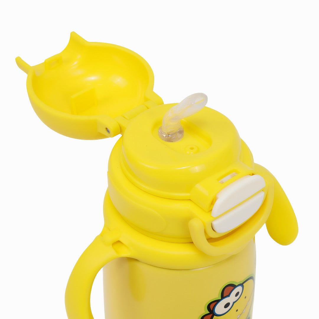 Durable Stainless Steel Kids Sipper Bottle with Strap – Leakproof &amp; Travel-Friendly