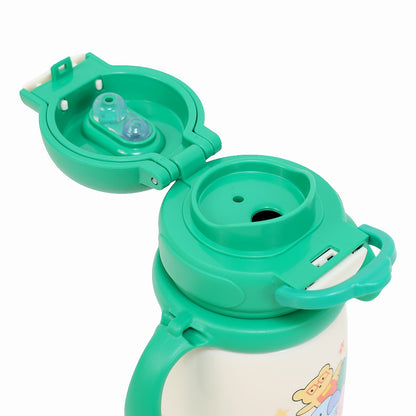 Durable Stainless Steel Kids Sipper Bottle with Strap – Leakproof &amp; Travel-Friendly