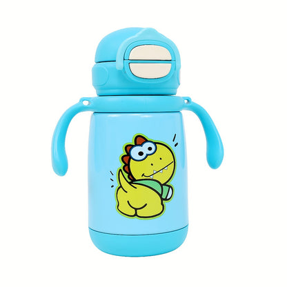 Durable Stainless Steel Kids Sipper Bottle with Strap – Leakproof &amp; Travel-Friendly