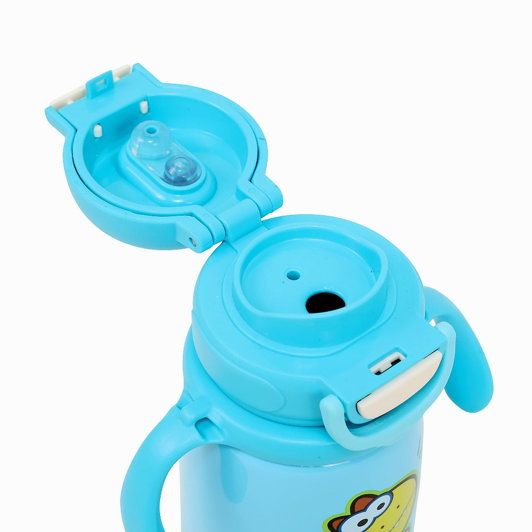 Durable Stainless Steel Kids Sipper Bottle with Strap – Leakproof &amp; Travel-Friendly