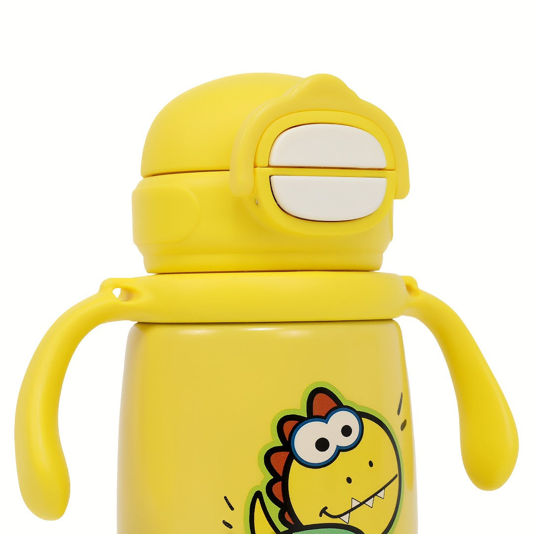 Durable Stainless Steel Kids Sipper Bottle with Strap – Leakproof &amp; Travel-Friendly