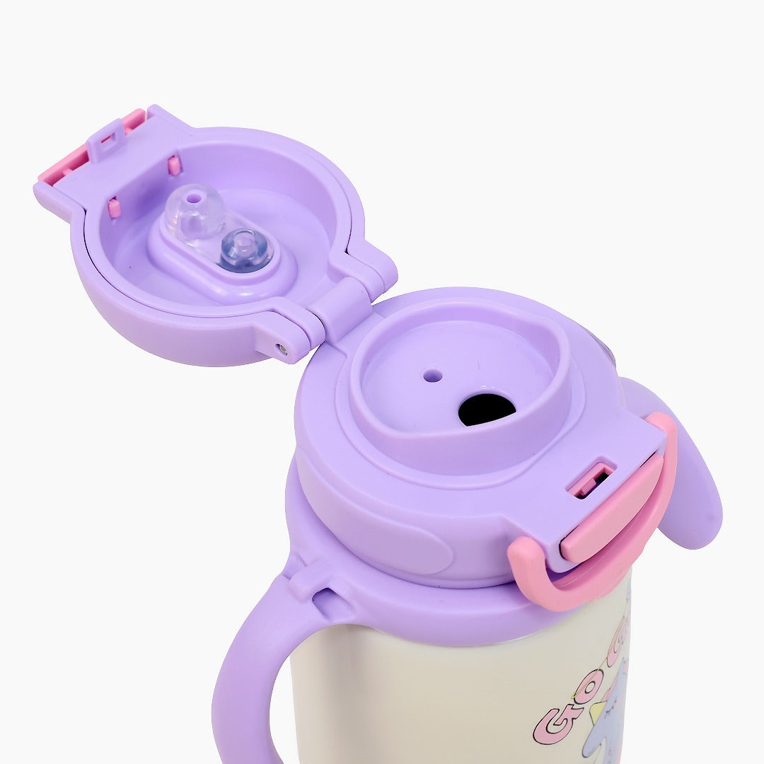 Durable Stainless Steel Kids Sipper Bottle with Strap – Leakproof &amp; Travel-Friendly