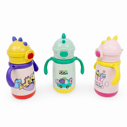 Stainless Steel Kids Sipper Bottle with Strap – Safe, Leakproof &amp; Easy to Carry