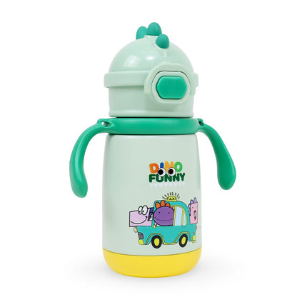 Stainless Steel Kids Sipper Bottle with Strap – Safe, Leakproof &amp; Easy to Carry