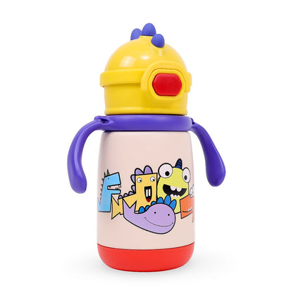 Stainless Steel Kids Sipper Bottle with Strap – Safe, Leakproof &amp; Easy to Carry