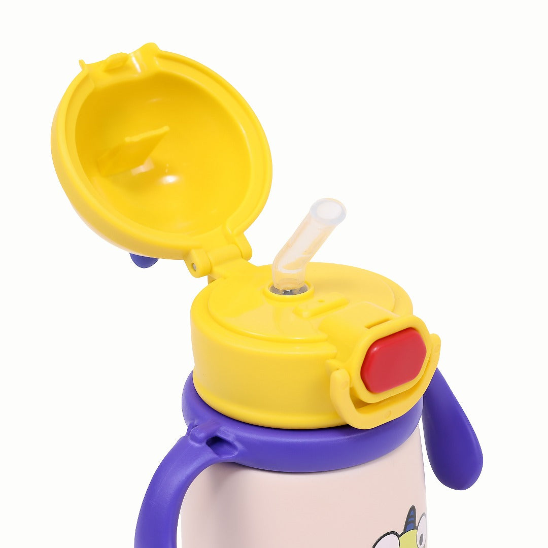 Stainless Steel Kids Sipper Bottle with Strap – Safe, Leakproof &amp; Easy to Carry