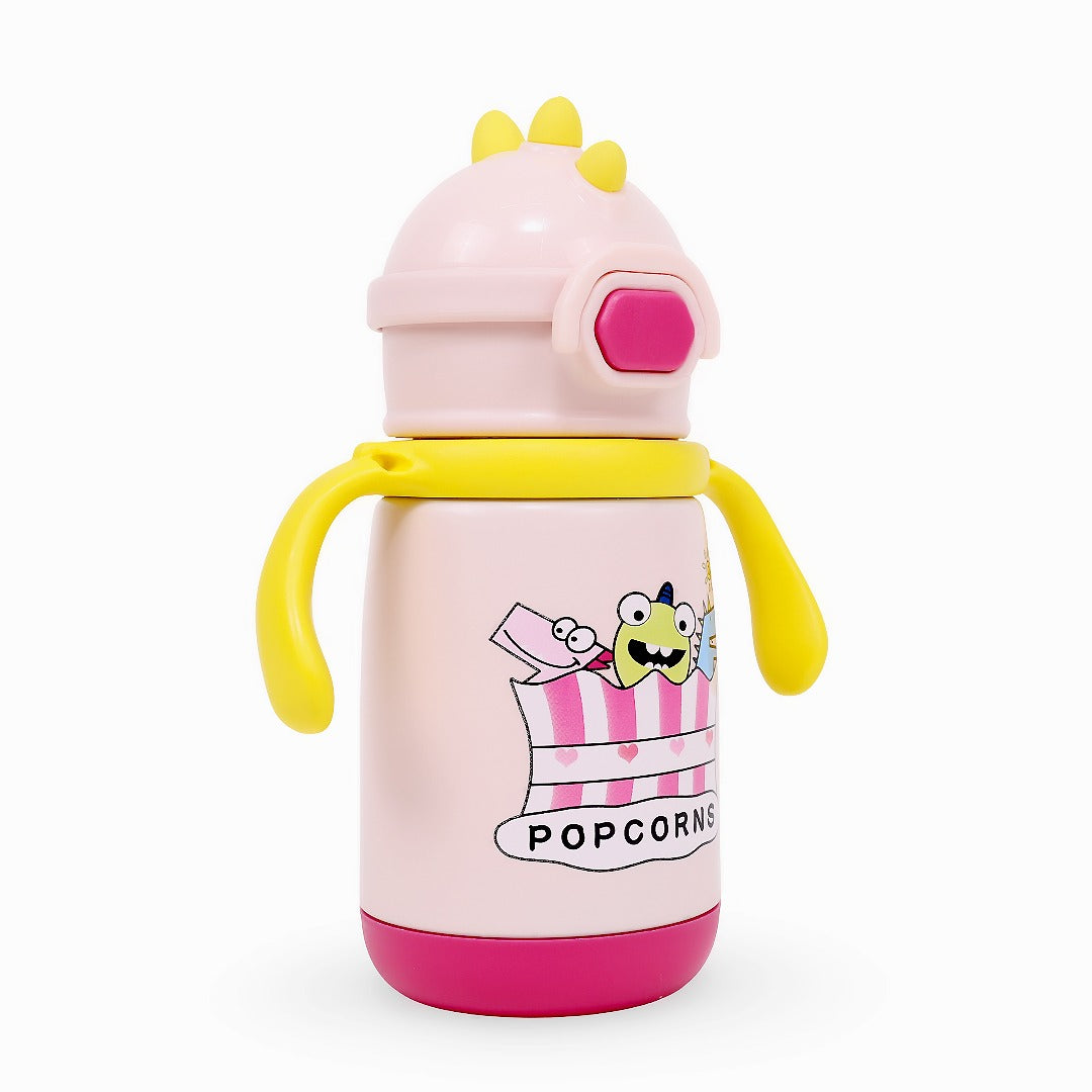 Stainless Steel Kids Sipper Bottle with Strap – Safe, Leakproof &amp; Easy to Carry