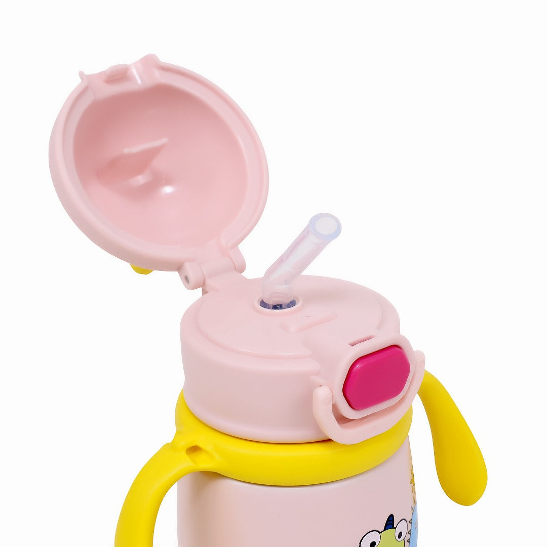 Stainless Steel Kids Sipper Bottle with Strap – Safe, Leakproof &amp; Easy to Carry