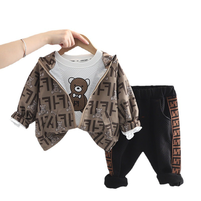 Boys Hoddy Teddy Outfit