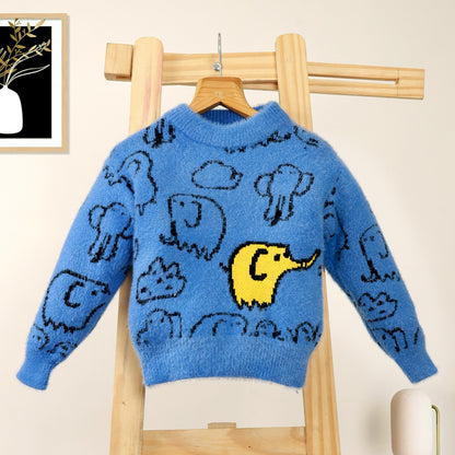 Elephant Fur Sweater for Boys