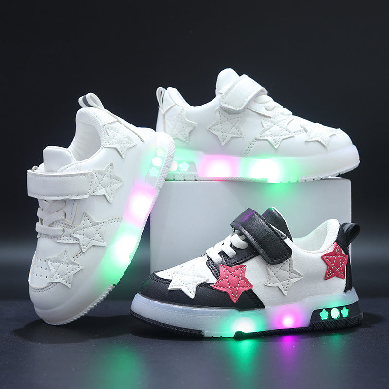 Star Kids Shoes with Lights - Main Image