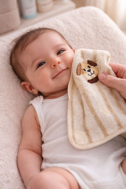 The Little Bunny Soft Baby Face Napkin Towel | Gentle, Absorbent &amp; Skin-Friendly for Daily Use